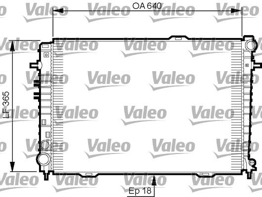 Radiator, engine cooling (735500)