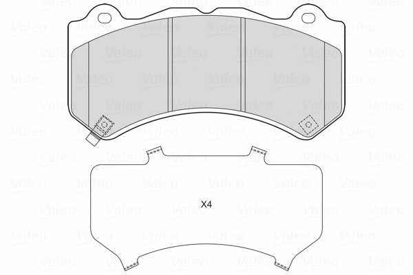 Brake Pad Set, disc brake (601751)