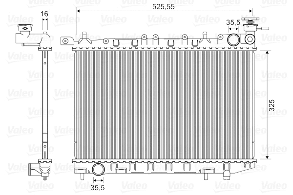 Radiator, engine cooling (732405)