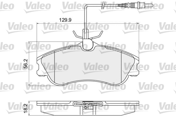 Brake Pad Set, disc brake (872124)