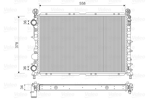 Radiator, engine cooling (731591)
