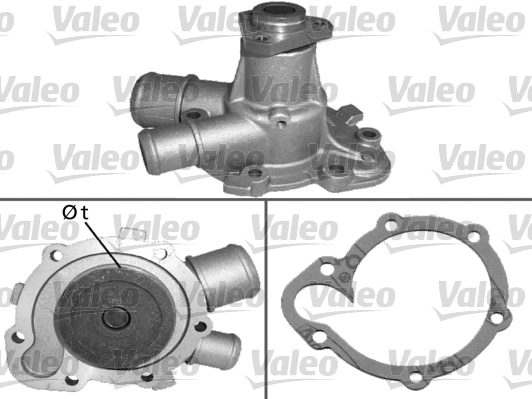 Water Pump, engine cooling (506286)