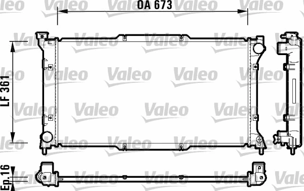 Radiator, engine cooling (734212)