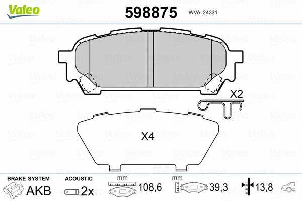 Brake Pad Set, disc brake