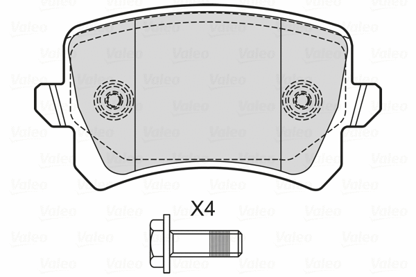 Brake Pad Set, disc brake (601700)