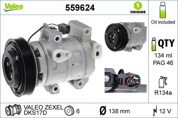 Compressor, air conditioning (559624)