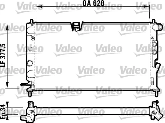 Radiator, engine cooling (732348)