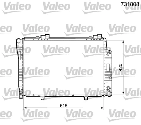 Radiator, engine cooling (731808)