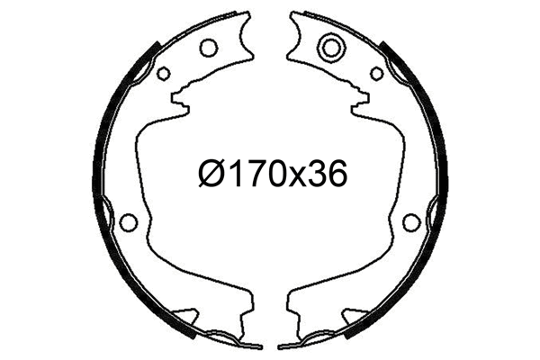Brake Shoe Set (564274)
