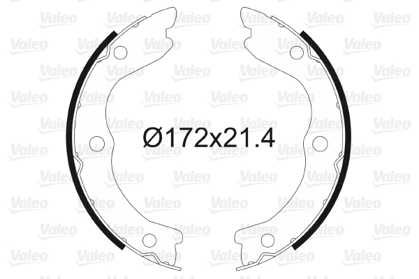 Brake Shoe Set, parking brake (564177)