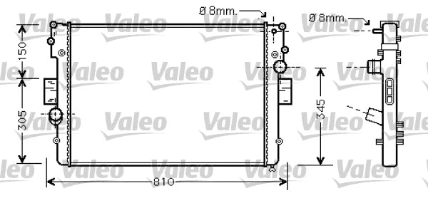 Radiator, engine cooling (734449)