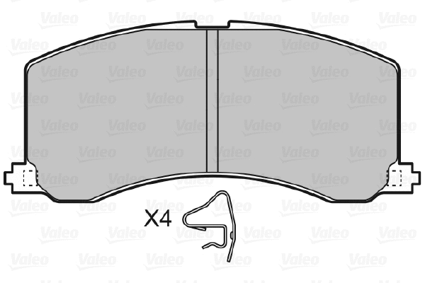 Brake Pad Set, disc brake (598830)