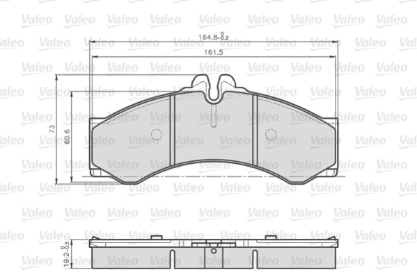 Brake Pad Set, disc brake (872153)