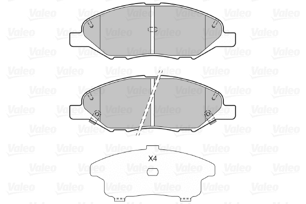 Brake Pad Set, disc brake (601404)