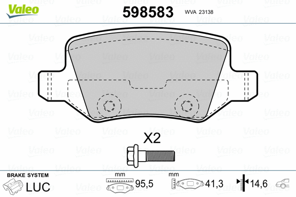 Brake Pad Set, disc brake