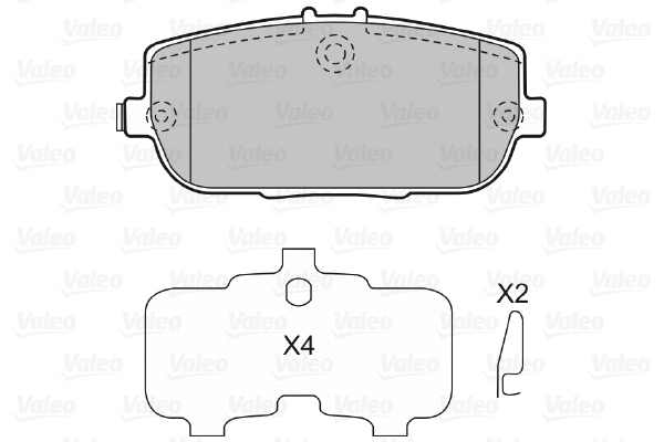 Brake Pad Set, disc brake (598746)