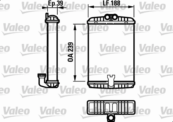Heat Exchanger, interior heating (812190)