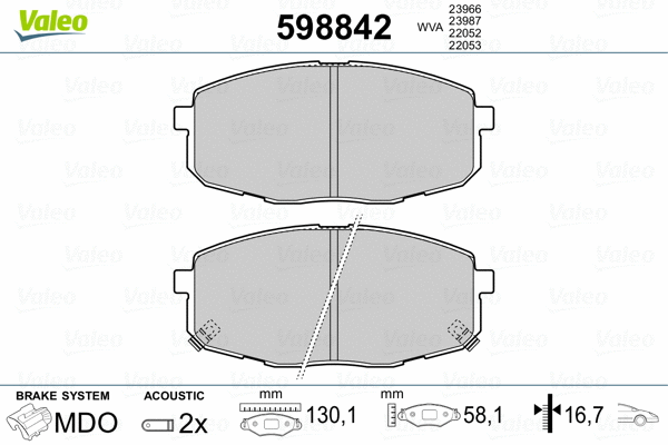 Brake Pad Set, disc brake