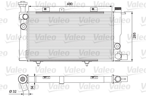 Radiator, engine cooling (310892)
