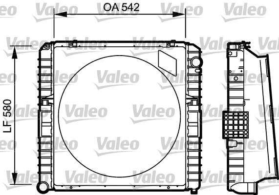 Radiator, engine cooling (731535)