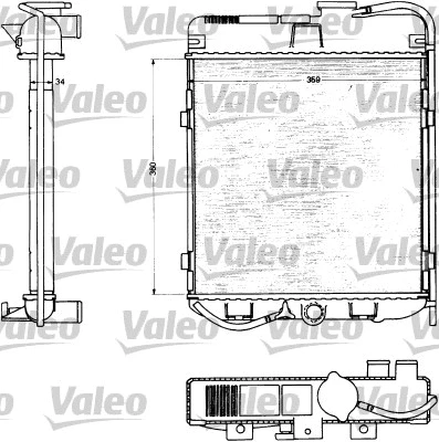 Radiator, engine cooling (883712)
