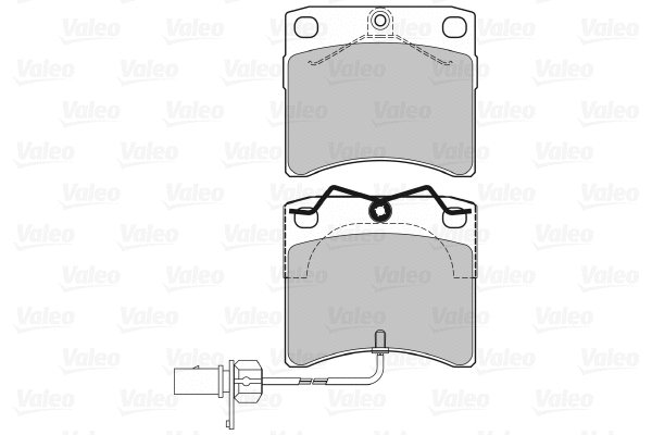 Brake Pad Set, disc brake (598807)