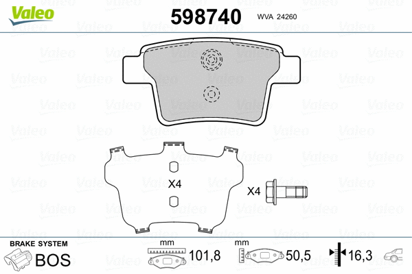 Brake Pad Set, disc brake