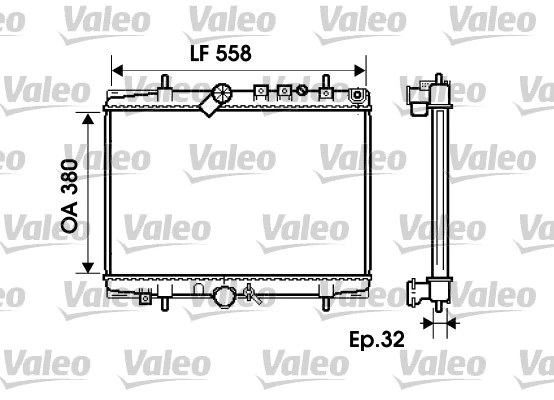 Radiator, engine cooling (734280)