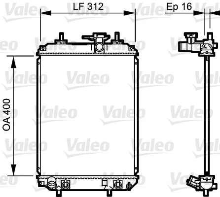 Radiator, engine cooling (735259)