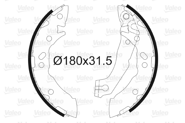 Brake Shoe Set (562776)