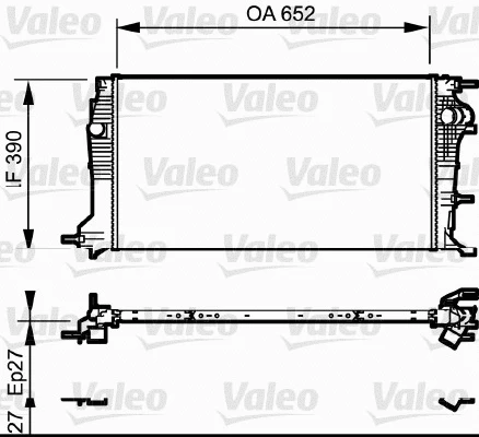 Radiator, engine cooling (735182)
