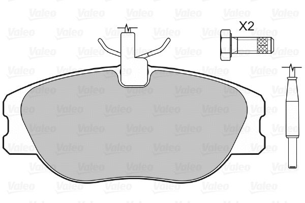 Brake Pad Set, disc brake (598064)