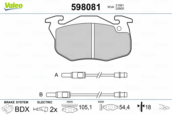 Brake Pad Set, disc brake