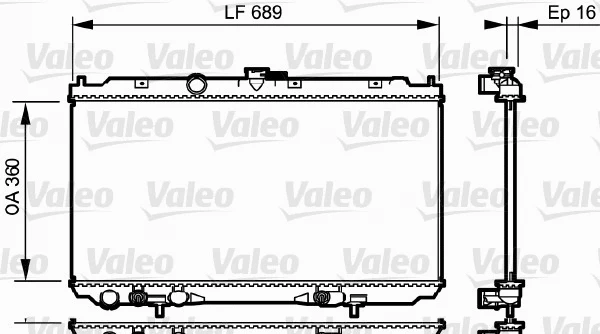 Radiator, engine cooling (734706)