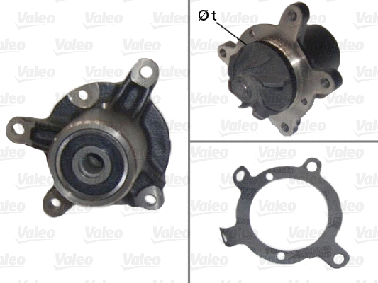 Water Pump, engine cooling (506344)