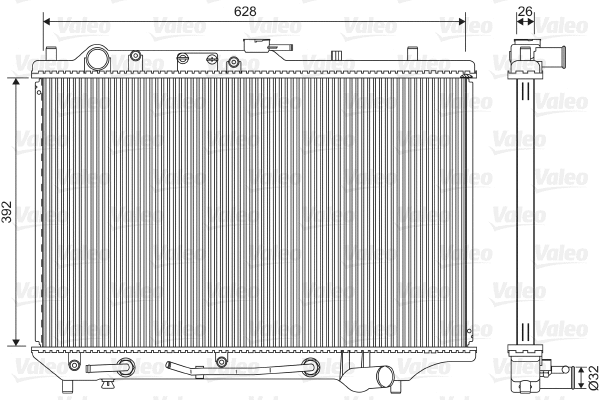 Radiator, engine cooling (701550)