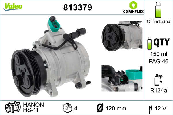 Compressor, air conditioning (813379)