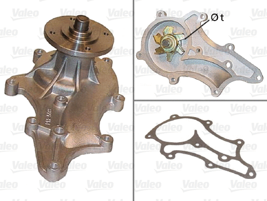 Water Pump, engine cooling (506468)