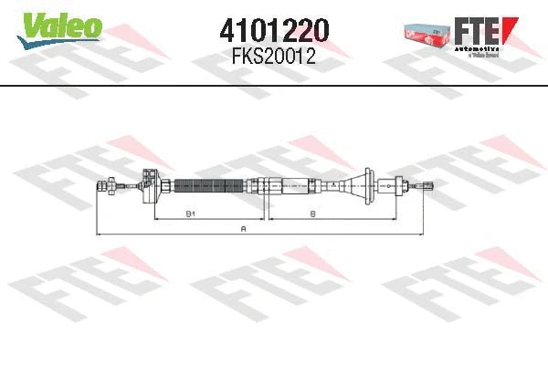 Cable Pull, clutch control (4101220)