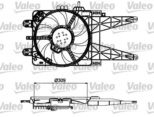 Fan, engine cooling (698484)