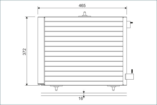 Condenser, air conditioning (814095)