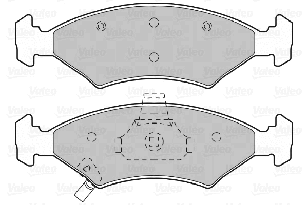 Brake Pad Set, disc brake (598989)