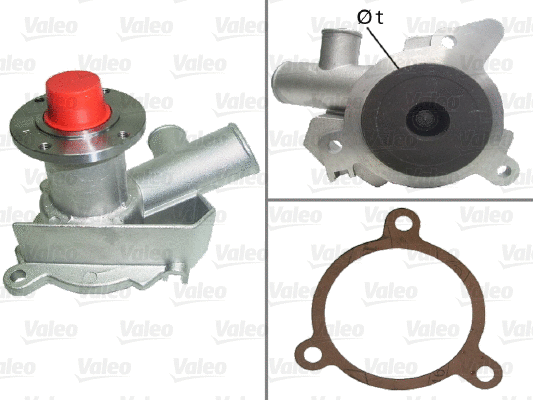Water Pump, engine cooling (506141)