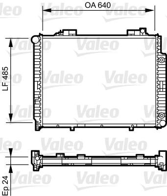 Radiator, engine cooling (735231)