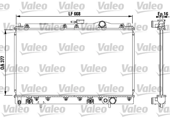 Radiator, engine cooling (731058)