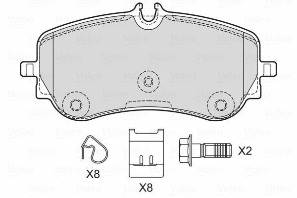 Brake Pad Set, disc brake (601741)