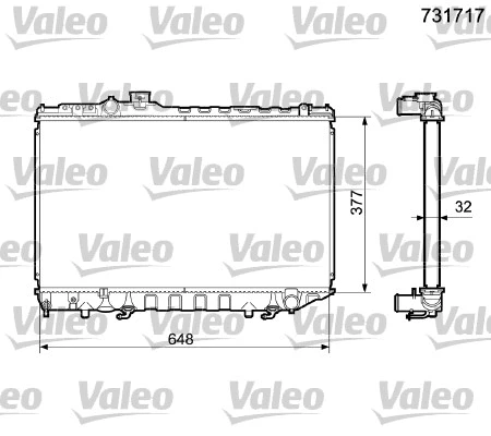 Radiator, engine cooling (731717)