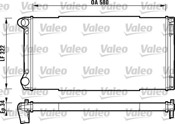 Radiator, engine cooling (732913)