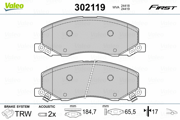 Brake Pad Set, disc brake