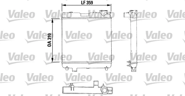 Radiator, engine cooling (883053)